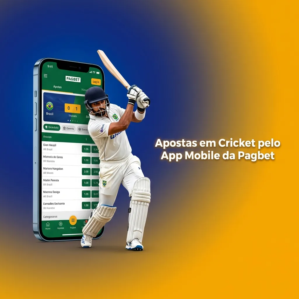 Pagbet mobile app interface showing cricket betting options on smartphone screen with match odds and bet slip