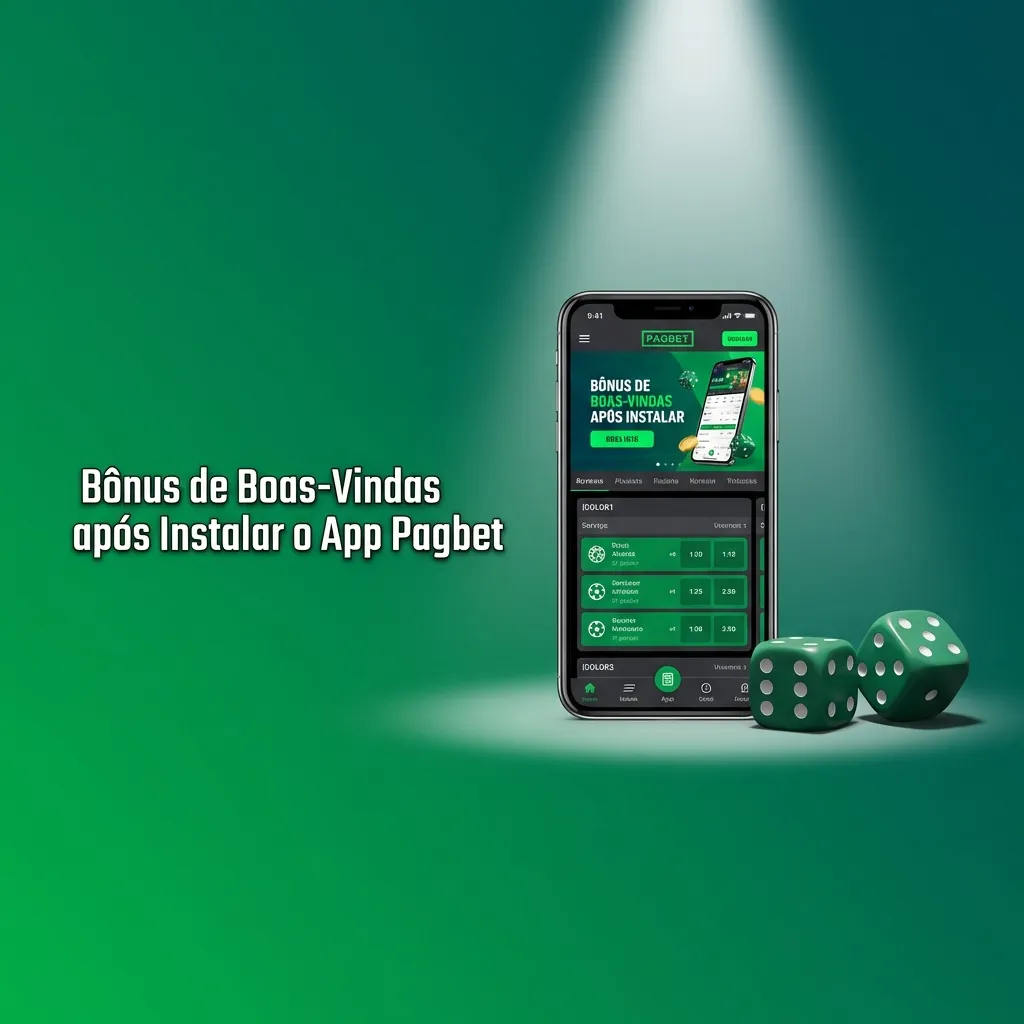 Pagbet mobile app welcome bonus offering 100% match up to R$1,000 for sports betting and casino games