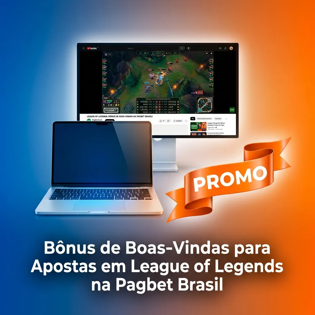 Pagbet Brasil welcome bonus for League of Legends betting, offering 100% match up to R$1,000 for new players