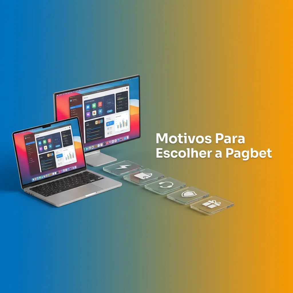 Pagbet logo highlighting instant Pix payments, 3000+ games, competitive sports odds, and 24/7 support in Portuguese