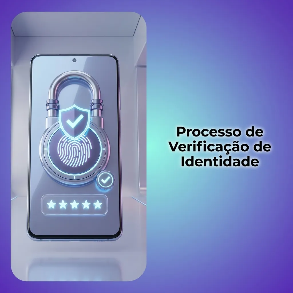 Formulário de verificação de identidade com documento, comprovante de residência e selfie para validação de conta