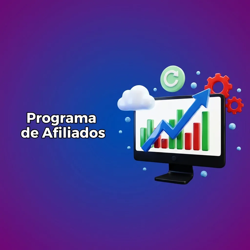 Programa de afiliados com comissões de até 45% sobre receita líquida e pagamentos mensais por indicação de novos jogadores