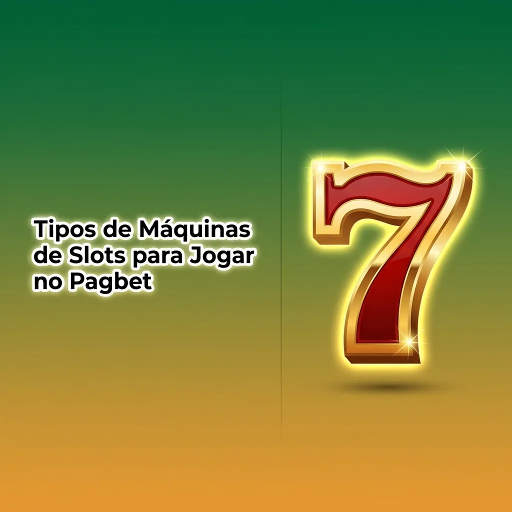 Diversos tipos de máquinas de slots exibidas na plataforma Pagbet com categorias de jogos clássicos e modernos
